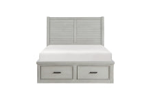 Stylish Wooden Bedroom Set in Grey