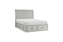 Stylish Wooden Bedroom Set in Grey