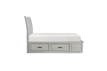 Stylish Wooden Bedroom Set in Grey