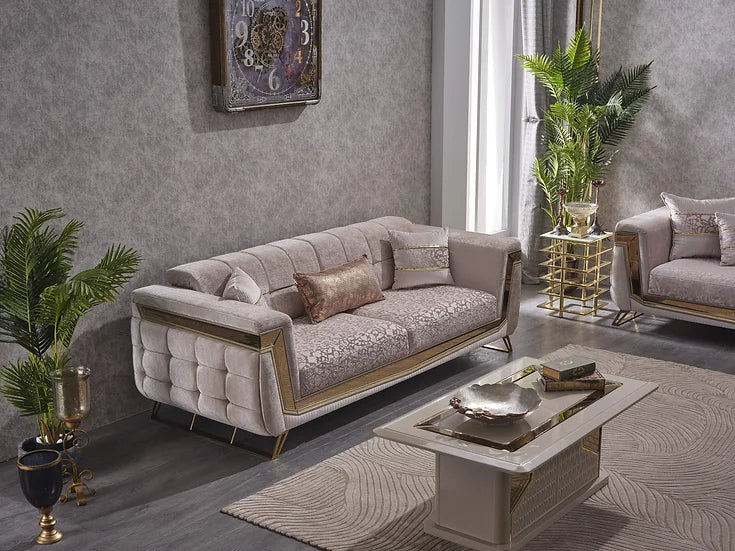 3 Pc Sofa set in Convertible to Bed Design