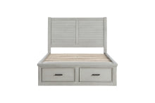 Stylish Wooden Bedroom Set in Grey