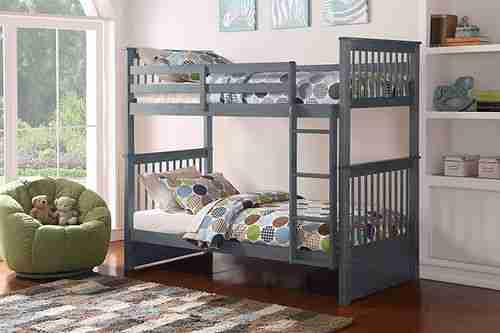 Wooden Bunk Bed for Kids