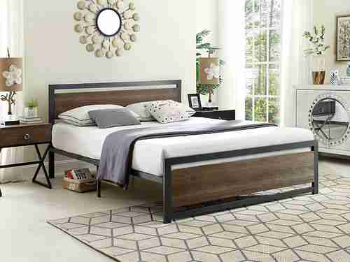 Wooden Queen Platform Bed