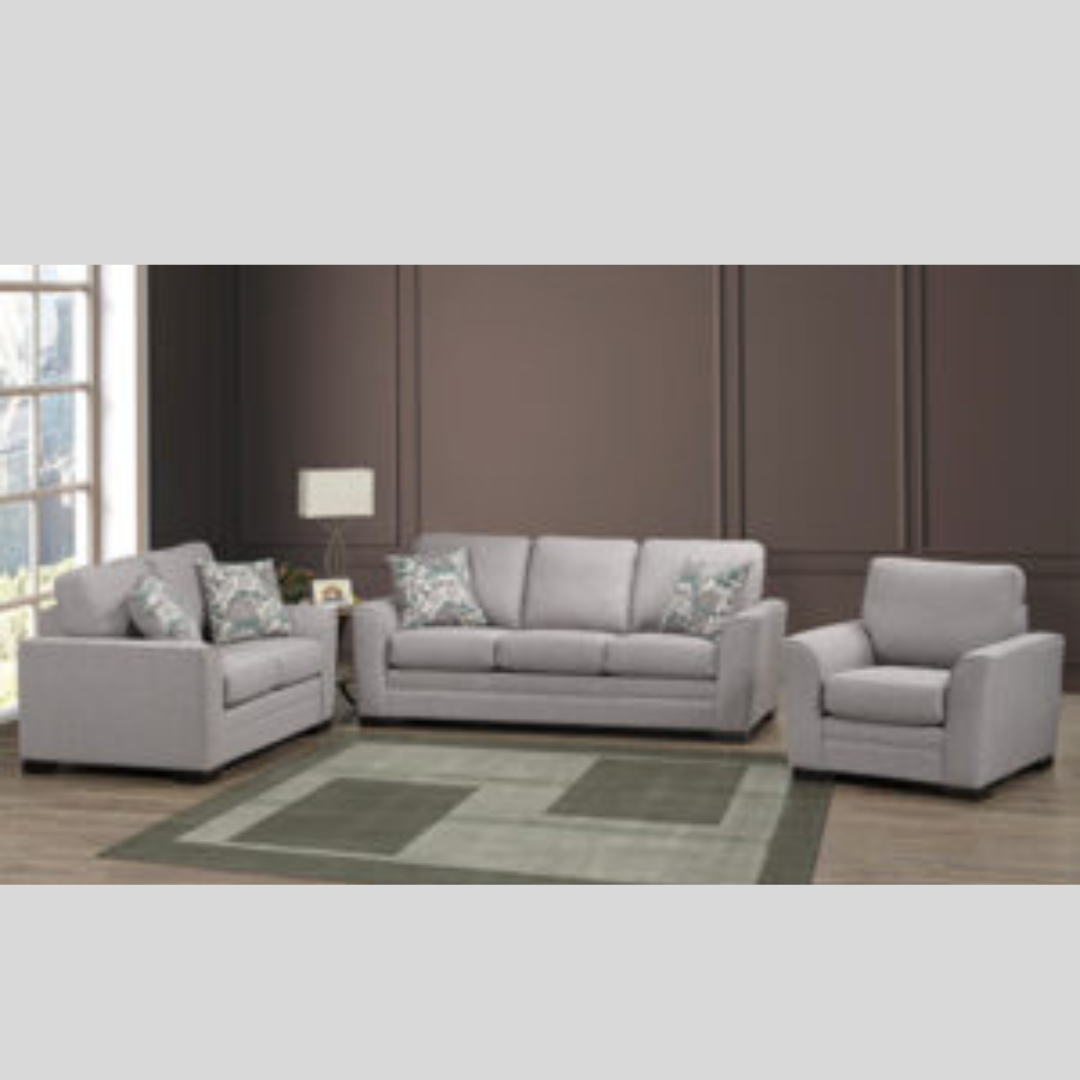 Canadian Made Living Room Set In Fabric-4416